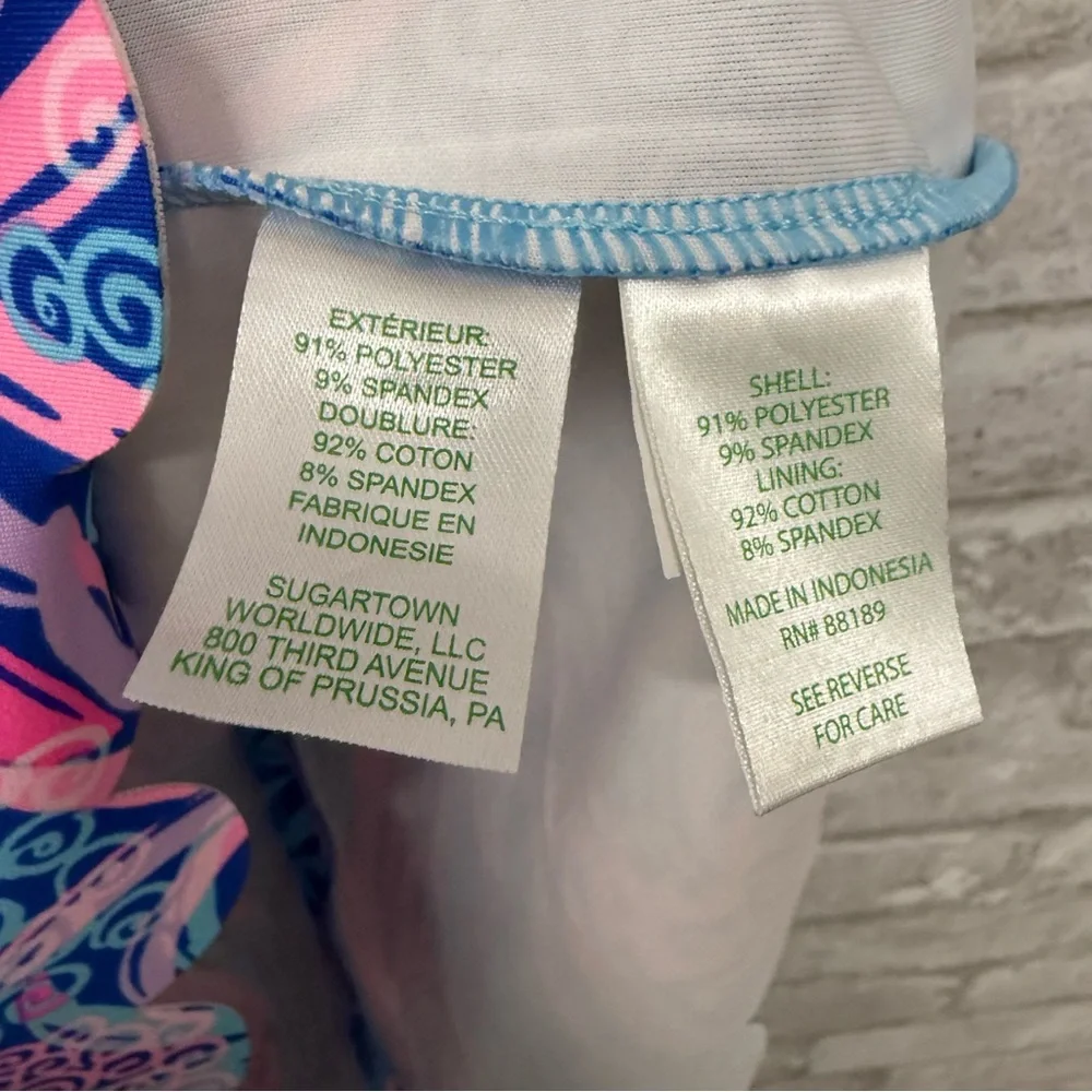 Lilly Pulitzer Sophelia Shift‎ Dress Tropical Girls/Junior sz 16 Scuba Ponte